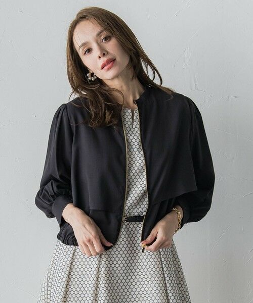 Viaggio Blu / ビアッジョブルー テーラードジャケット | フリルシアーブルゾン | 詳細21