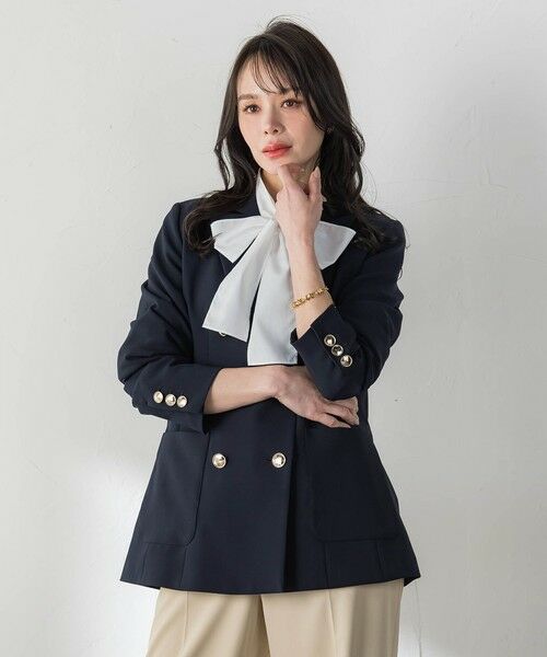 Viaggio Blu / ビアッジョブルー テーラードジャケット | ダブルブレストジャケット | 詳細10