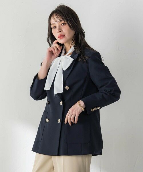 Viaggio Blu / ビアッジョブルー テーラードジャケット | ダブルブレストジャケット | 詳細11