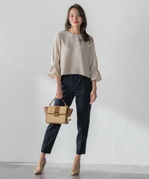 Viaggio Blu / ビアッジョブルー その他パンツ | 美シルエットテーパードパンツ | 詳細13