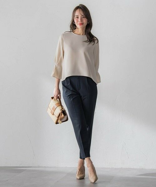 Viaggio Blu / ビアッジョブルー その他パンツ | 美シルエットテーパードパンツ | 詳細14