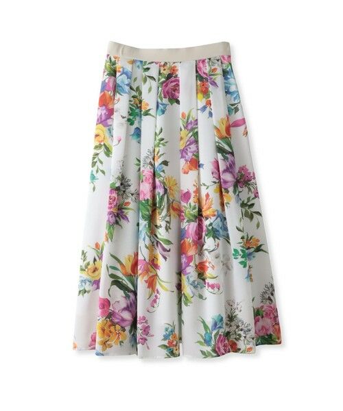 Viaggio Blu / ビアッジョブルー ミニ・ひざ丈スカート | 【追加生産/カタログ掲載】ビッグフラワーブーケスカート | 詳細18