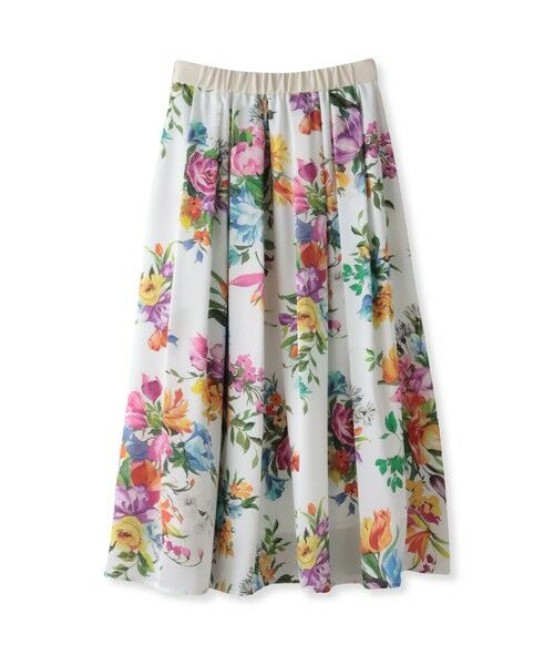Viaggio Blu / ビアッジョブルー ミニ・ひざ丈スカート | 【追加生産/カタログ掲載】ビッグフラワーブーケスカート | 詳細23