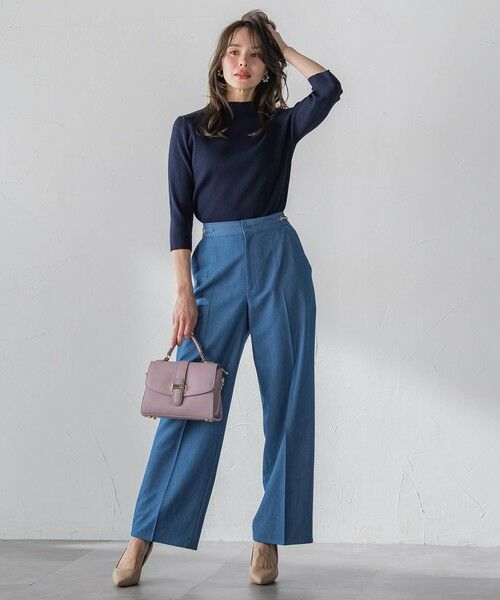 Viaggio Blu / ビアッジョブルー ニット・セーター | ケープ付き5wayニット | 詳細8