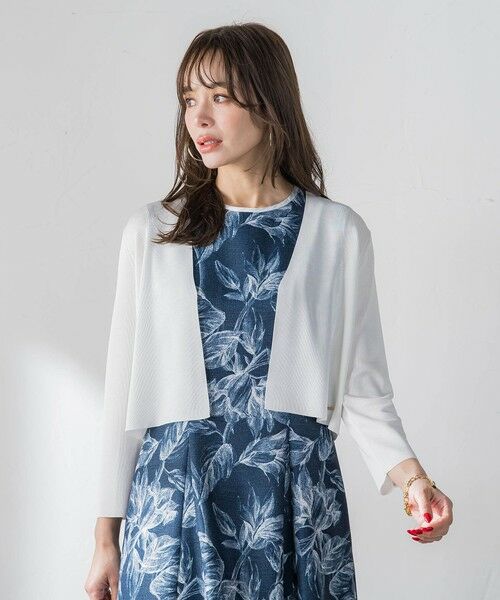 Viaggio Blu / ビアッジョブルー カーディガン・ボレロ | LUCINDAニットボレロ | 詳細2