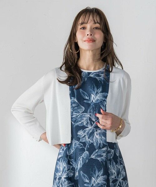 Viaggio Blu / ビアッジョブルー カーディガン・ボレロ | LUCINDAニットボレロ | 詳細5