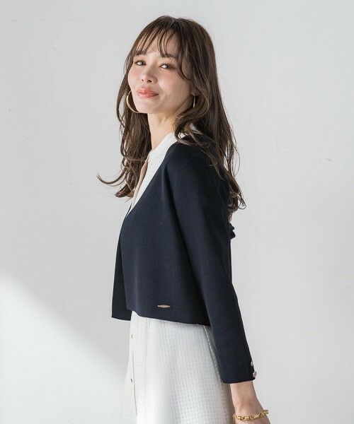 Viaggio Blu / ビアッジョブルー カーディガン・ボレロ | LUCINDAニットボレロ | 詳細15