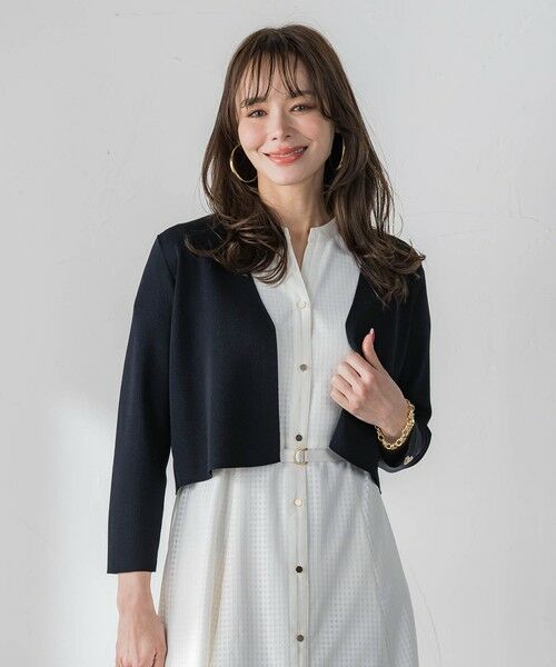 Viaggio Blu / ビアッジョブルー カーディガン・ボレロ | LUCINDAニットボレロ | 詳細17