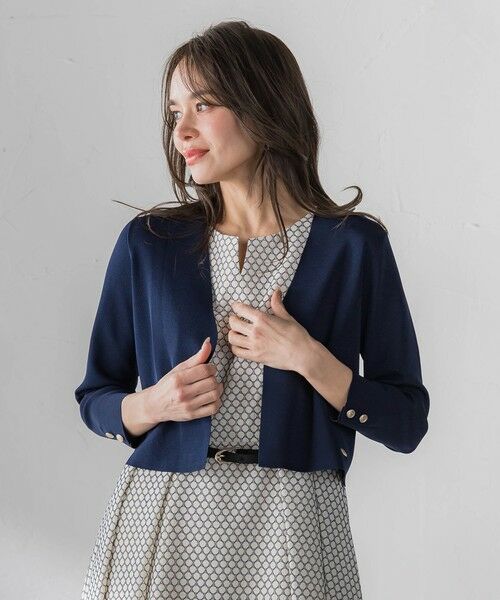 Viaggio Blu / ビアッジョブルー カーディガン・ボレロ | LUCINDAニットボレロ | 詳細27