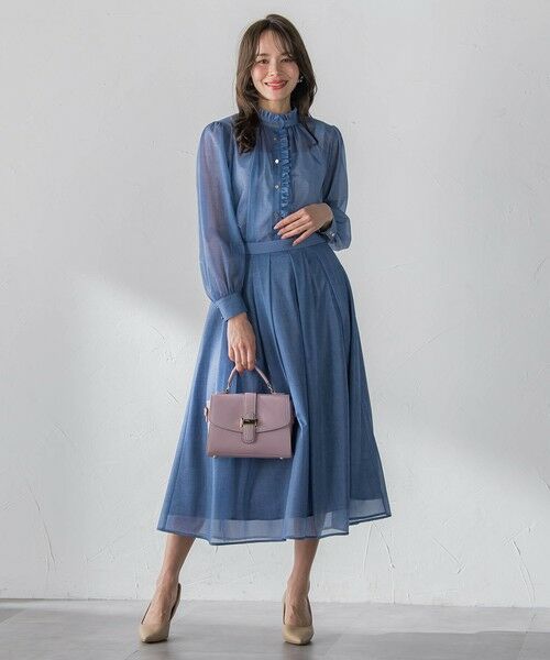 Viaggio Blu / ビアッジョブルー シャツ・ブラウス | 【カタログ掲載】オーガンジーデニムブラウス | 詳細21