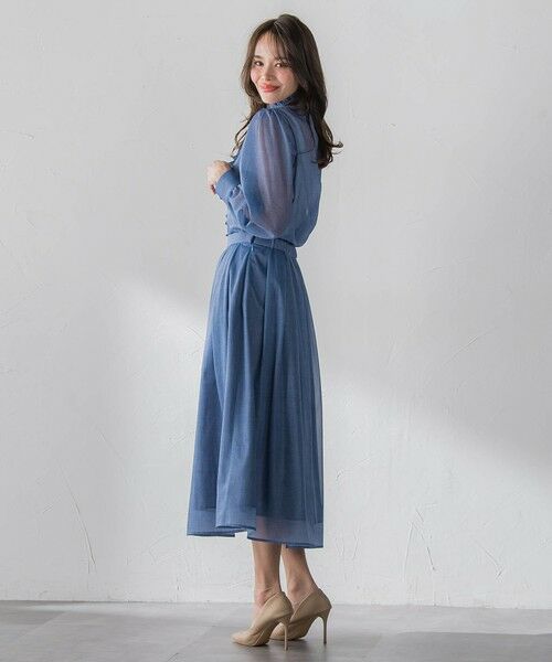 Viaggio Blu / ビアッジョブルー シャツ・ブラウス | 【カタログ掲載】オーガンジーデニムブラウス | 詳細22