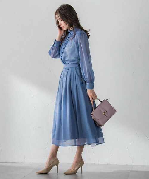 Viaggio Blu / ビアッジョブルー シャツ・ブラウス | 【カタログ掲載】オーガンジーデニムブラウス | 詳細24