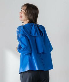 Viaggio Blu / ビアッジョブルー シャツ・ブラウス | 袖レースブラウス