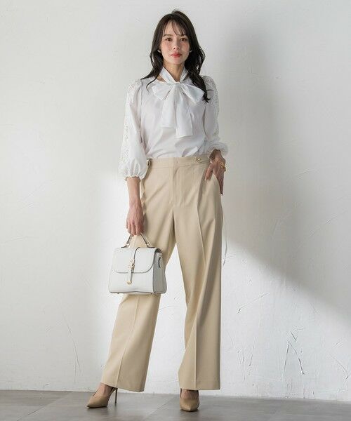 Viaggio Blu / ビアッジョブルー シャツ・ブラウス | 袖レースブラウス | 詳細10