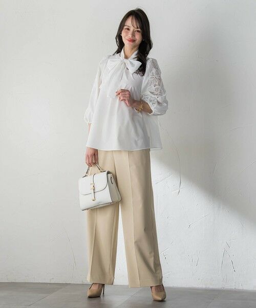 Viaggio Blu / ビアッジョブルー シャツ・ブラウス | 袖レースブラウス | 詳細5
