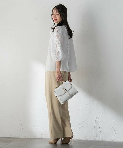 Viaggio Blu / ビアッジョブルー シャツ・ブラウス | 袖レースブラウス | 詳細7