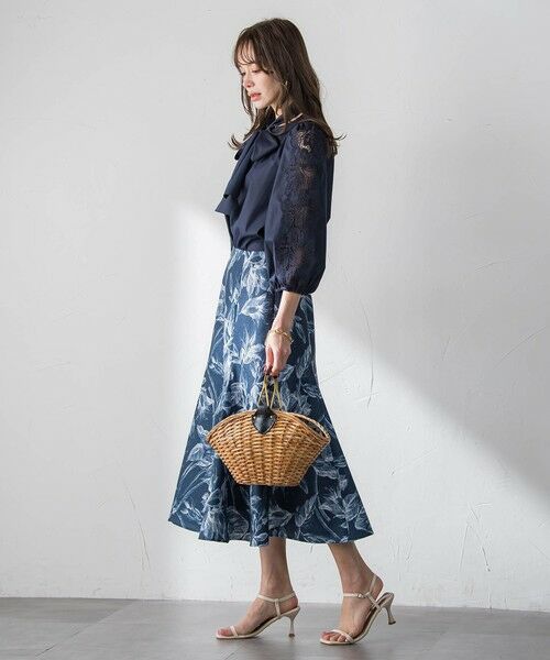 Viaggio Blu / ビアッジョブルー シャツ・ブラウス | 袖レースブラウス | 詳細18