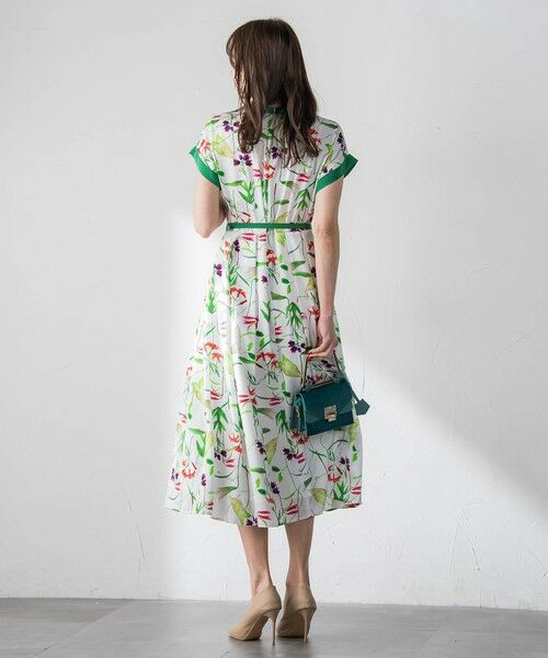 Viaggio Blu / ビアッジョブルー ロング・マキシ丈ワンピース | 【KEITA KAWASAKI × Viaggio Bluコラボ】リリープリントワンピース | 詳細4