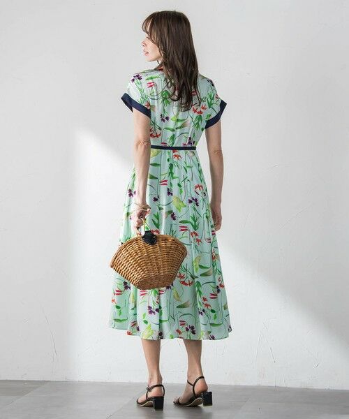 Viaggio Blu / ビアッジョブルー ロング・マキシ丈ワンピース | 【KEITA KAWASAKI × Viaggio Bluコラボ】リリープリントワンピース | 詳細8