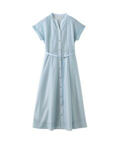 Viaggio Blu / ビアッジョブルー ロング・マキシ丈ワンピース | 【新色追加】ラッセルレースチェックワンピース