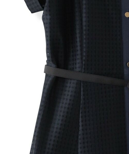 Viaggio Blu / ビアッジョブルー ロング・マキシ丈ワンピース | ラッセルレースチェックワンピース | 詳細19