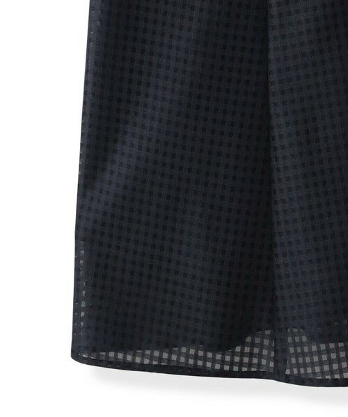 Viaggio Blu / ビアッジョブルー ロング・マキシ丈ワンピース | ラッセルレースチェックワンピース | 詳細20