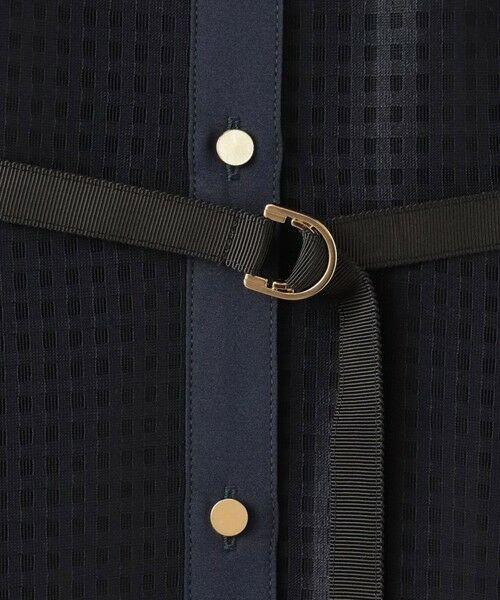 Viaggio Blu / ビアッジョブルー ロング・マキシ丈ワンピース | ラッセルレースチェックワンピース | 詳細21