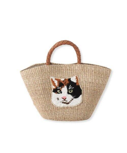 Viaggio Blu / ビアッジョブルー その他小物 | 【VIOLAd'ORO】キャット刺繍かごバック | 詳細4