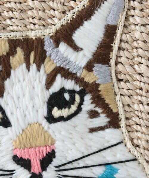 Viaggio Blu / ビアッジョブルー その他小物 | 【VIOLAd'ORO】キャット刺繍かごバック | 詳細13