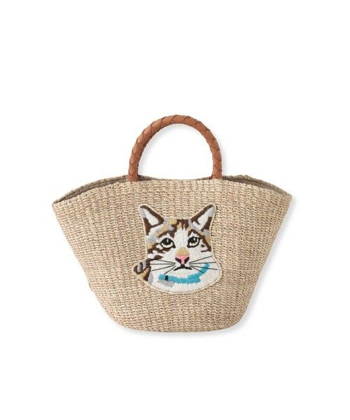 Viaggio Blu / ビアッジョブルー その他小物 | 【VIOLAd'ORO】キャット刺繍かごバック | 詳細9