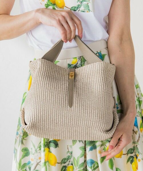 Viaggio Blu / ビアッジョブルー その他小物 | 【VIOLAd'ORO】イタリアンラフィアシート 2WAYトートバッグ | 詳細1