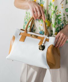 Viaggio Blu / ビアッジョブルー その他小物 | 【BEVINI】 レザーコンビトートバッグ