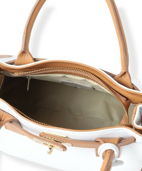 Viaggio Blu / ビアッジョブルー その他小物 | 【BEVINI】 レザーコンビトートバッグ | 詳細10