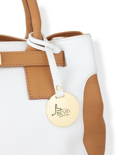 Viaggio Blu / ビアッジョブルー その他小物 | 【BEVINI】 レザーコンビトートバッグ | 詳細12