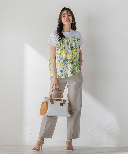 Viaggio Blu / ビアッジョブルー その他小物 | 【BEVINI】 レザーコンビトートバッグ | 詳細2