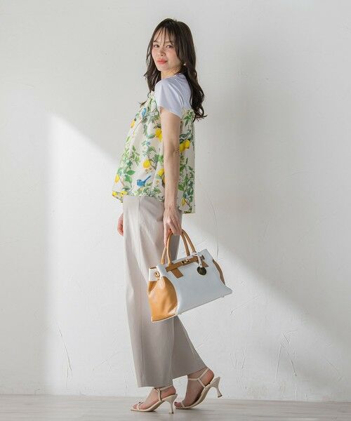 Viaggio Blu / ビアッジョブルー その他小物 | 【BEVINI】 レザーコンビトートバッグ | 詳細3