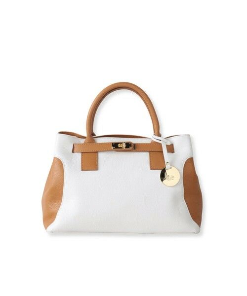 Viaggio Blu / ビアッジョブルー その他小物 | 【BEVINI】 レザーコンビトートバッグ | 詳細4