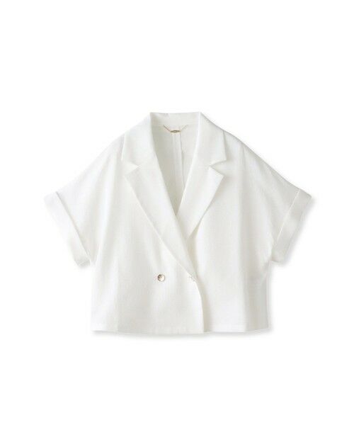 Viaggio Blu / ビアッジョブルー テーラードジャケット | シアーショートジャケット | 詳細6