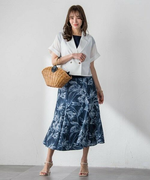 Viaggio Blu / ビアッジョブルー テーラードジャケット | シアーショートジャケット | 詳細3