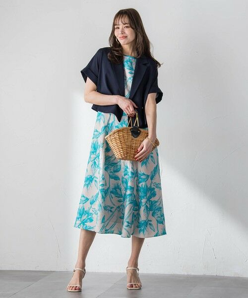 Viaggio Blu / ビアッジョブルー テーラードジャケット | シアーショートジャケット | 詳細11