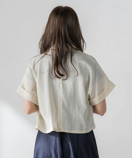 Viaggio Blu / ビアッジョブルー テーラードジャケット | シアーショートジャケット | 詳細26