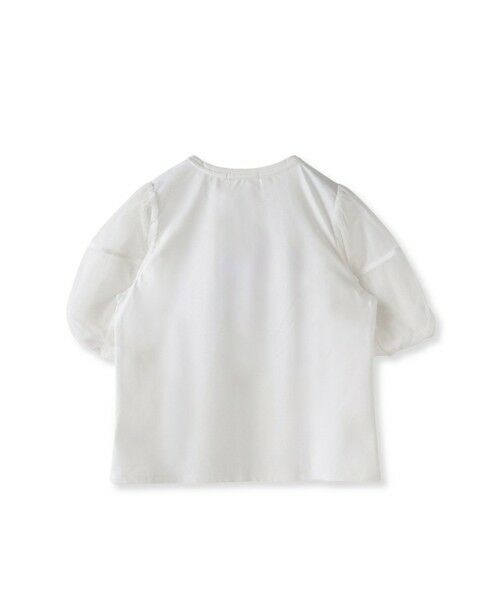 Viaggio Blu / ビアッジョブルー カットソー | 【KEITA KAWASAKI × Viaggio Bluコラボ】袖チュールプリントTシャツ | 詳細18