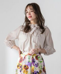 Viaggio Blu / ビアッジョブルー カットソー | サイドリボンカットソー