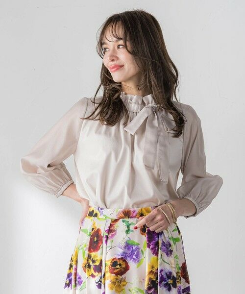 Viaggio Blu / ビアッジョブルー カットソー | サイドリボンカットソー | 詳細16