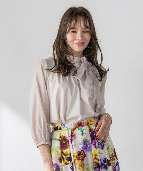 Viaggio Blu / ビアッジョブルー カットソー | サイドリボンカットソー | 詳細17