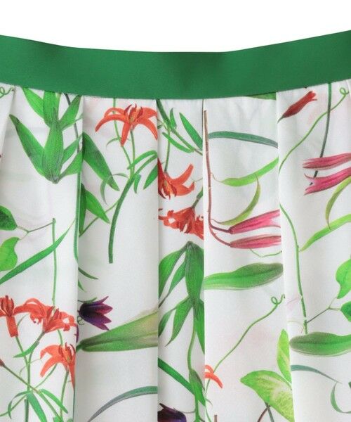 Viaggio Blu / ビアッジョブルー ミニ・ひざ丈スカート | 【KEITA KAWASAKI × Viaggio Bluコラボ】リリープリントスカート | 詳細15