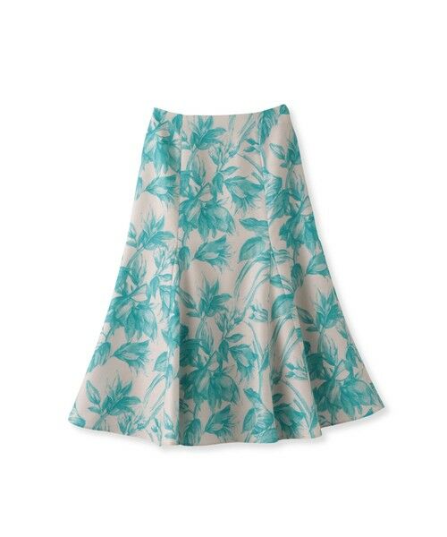 Viaggio Blu / ビアッジョブルー ミニ・ひざ丈スカート | 【WEB限定カラーあり】リネンライクフラワースカート | 詳細16