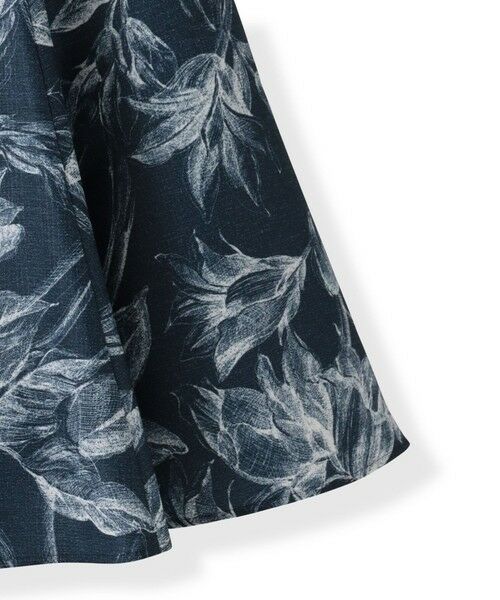 Viaggio Blu / ビアッジョブルー ミニ・ひざ丈スカート | 【WEB限定カラーあり】リネンライクフラワースカート | 詳細25