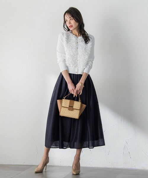 Viaggio Blu / ビアッジョブルー カーディガン・ボレロ | フラワーチュールドッキングカーディガン | 詳細4