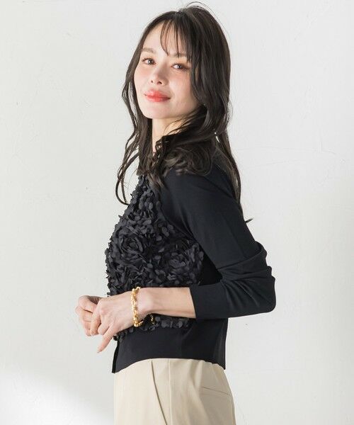 Viaggio Blu / ビアッジョブルー カーディガン・ボレロ | フラワーチュールドッキングカーディガン | 詳細13